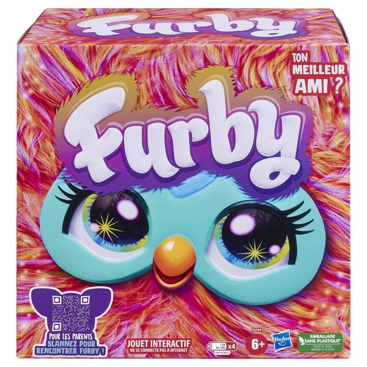 HASBRO Furby (15 cm, Turquoise, Coral)