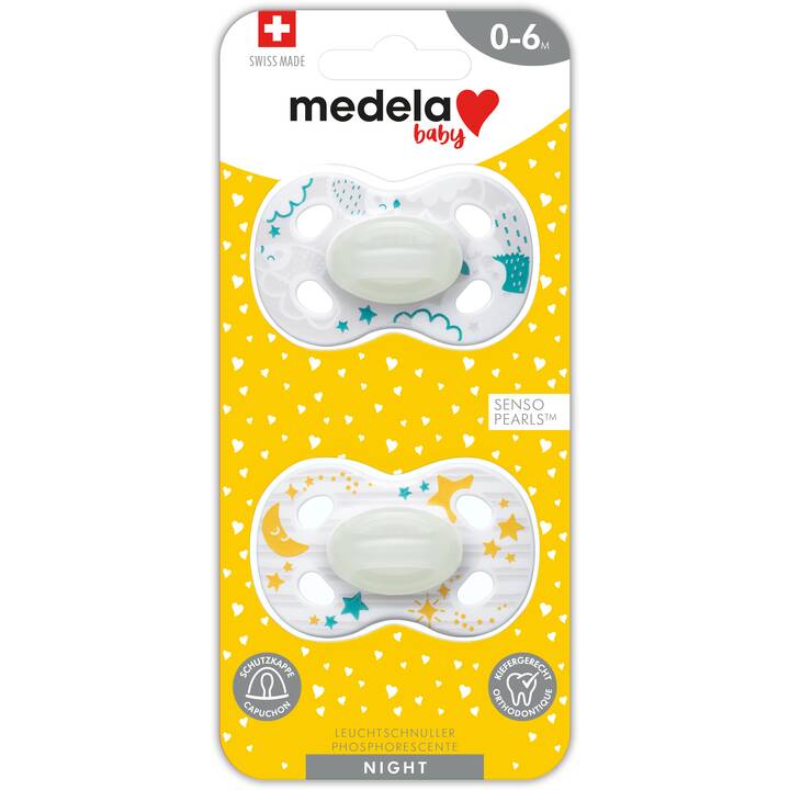 MEDELA Nuggi Duo Night & Night (Mehrfarbig, 0 M - 6 M)