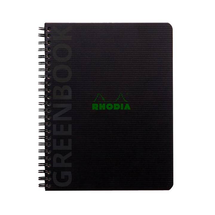 RHODIA Notizbuch Greenbook (A5, Liniert)