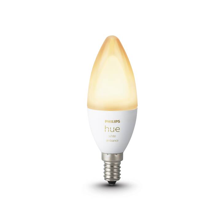 PHILIPS HUE Ampoule LED White Ambiance (E14, Bluetooth, 5.2 W)