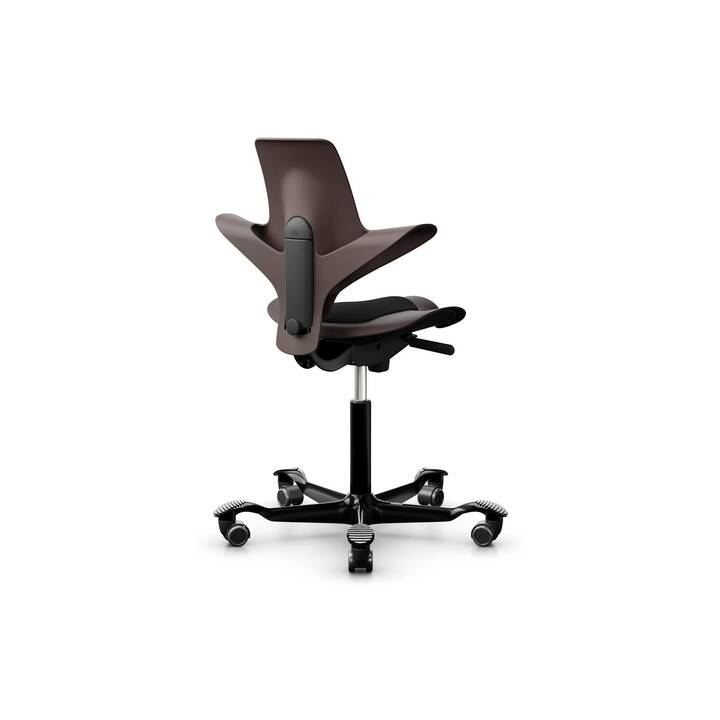 HAG Capisco Puls 8010 Fauteuil de bureau piovant (Brun, Noir)