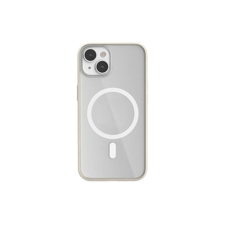 WOODCESSORIES Backcover Clear Case MagSafe (iPhone 14 Pro, iPhone 14, Unicolore, Transparente, Bianco)