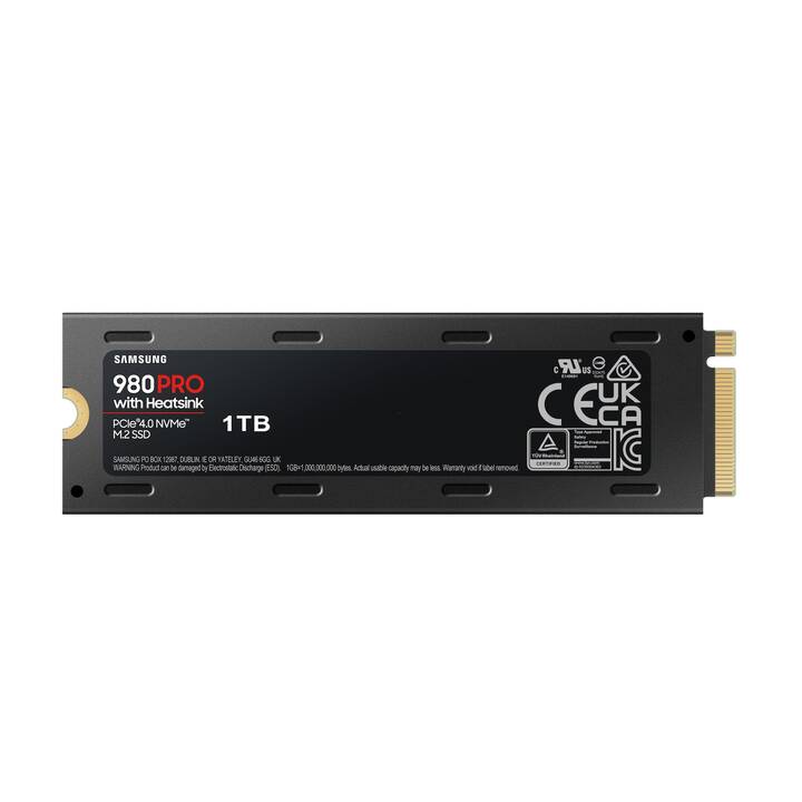 SAMSUNG 980 PRO NVMe M.2 SSD Heatsink (PCI Express, 1000 GB)