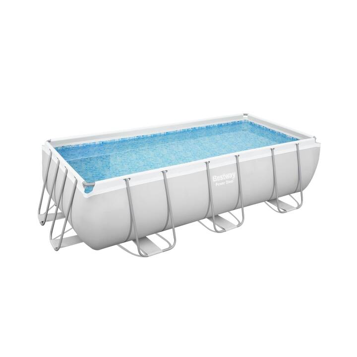 BESTWAY Piscina fuori terra con struttura tubolare in acciaio Power Steel (201 cm x 404 cm x 100 cm)