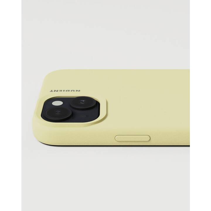 NUDIENT Backcover Base (iPhone 15 Plus, Giallo)