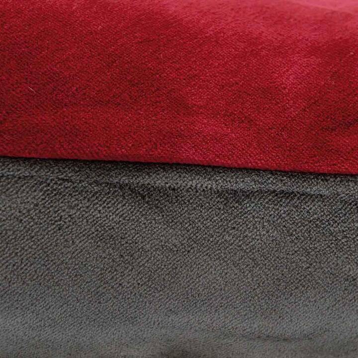 SISSEL Stillkissenbezug Comfort (195 cm, Grau, Rot)