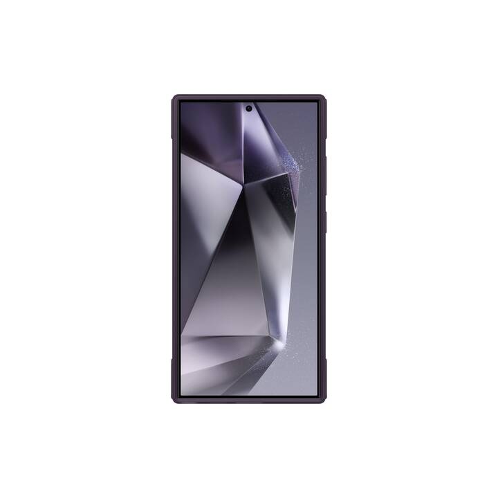 SAMSUNG Backcover Shield Case (Galaxy S24 Ultra, Sans motif, Violet foncé)