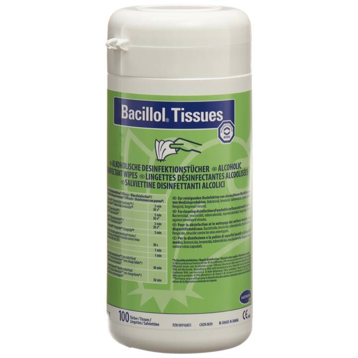BACILLOL Désinfectantpour surfaces Tissues (100 pièce)