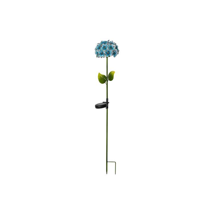 STAR TRADING Lampe décorative Hortensia (0.062 W, Argent, Bleu)