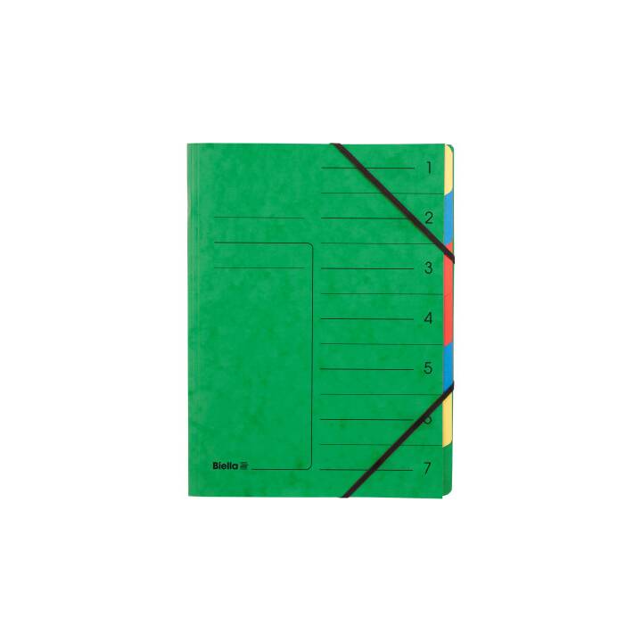 BIELLA Dossier d'index Top Color (Vert, A4, 1 pièce)