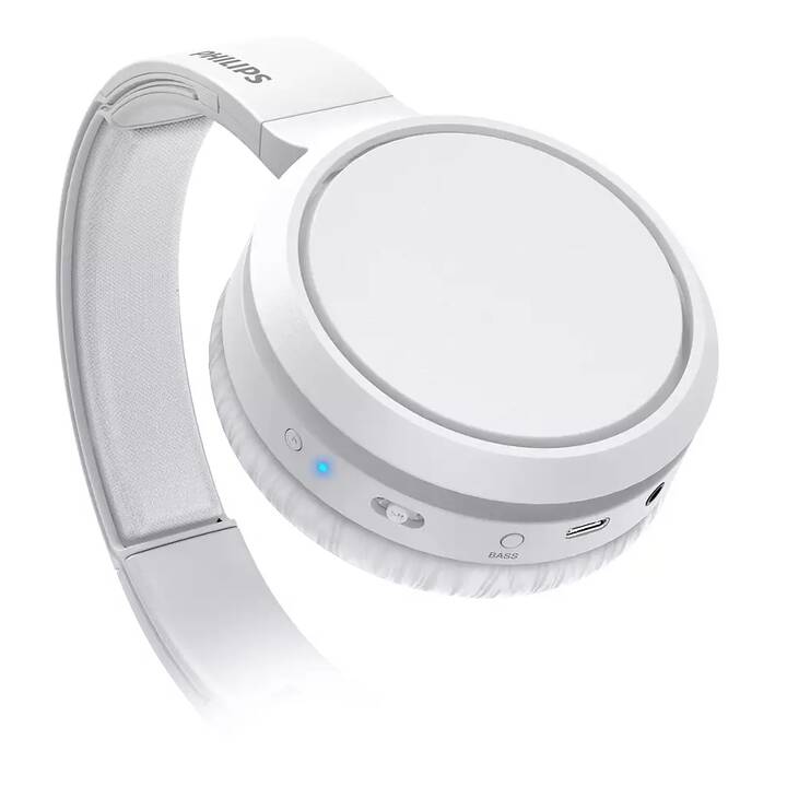 PHILIPS TAH5205WT/00 (Over-Ear, Bluetooth 5.0, Bianco)