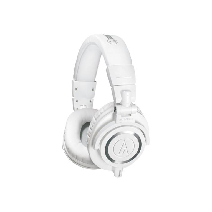 AUDIO-TECHNICA ATH-M50xWH (Over-Ear, Blanc)