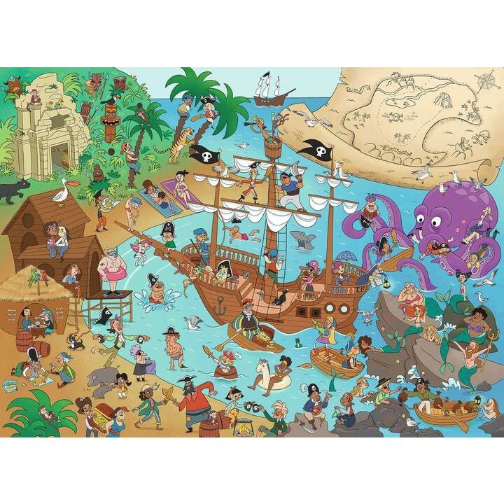 RAVENSBURGER Pirates Puzzle (150 x)