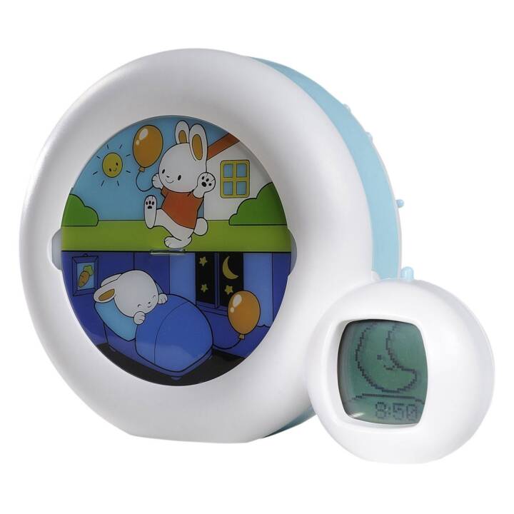 PABOBO Sveglia per bambini KidSleep Moon (Blu chiaro, Blu, Bianco)