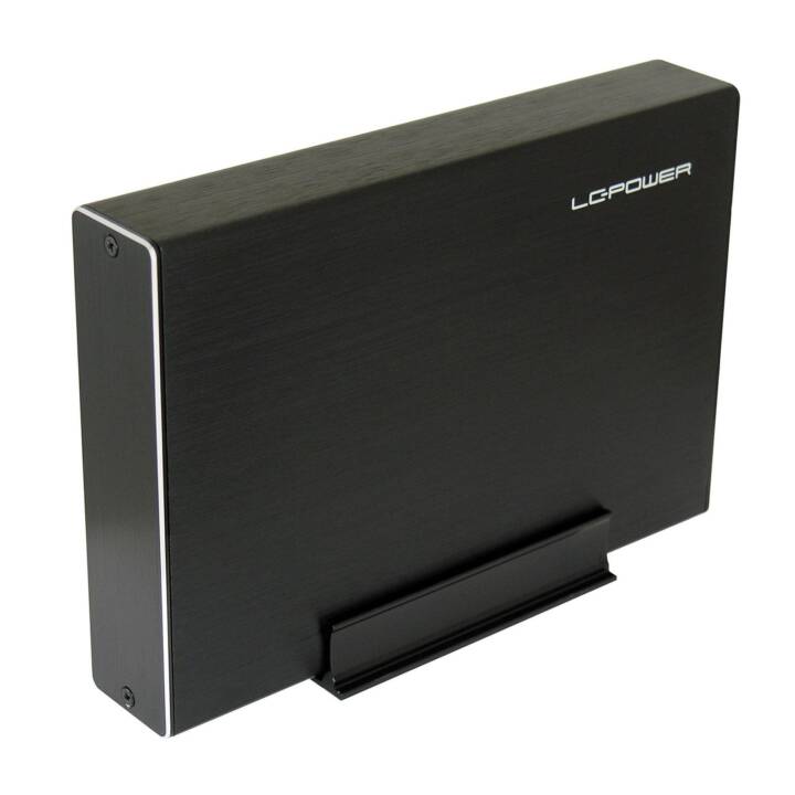 LC POWER LC-35U3-BECRUX-C1 HDD-Gehäuse 3.5Zoll Schwarz Speicherlaufwerksgehäuse