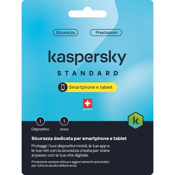 KASPERSKY LAB Standard Mobile-Edition (Abbonamento, 1x, 12 Mesi, Italiano)