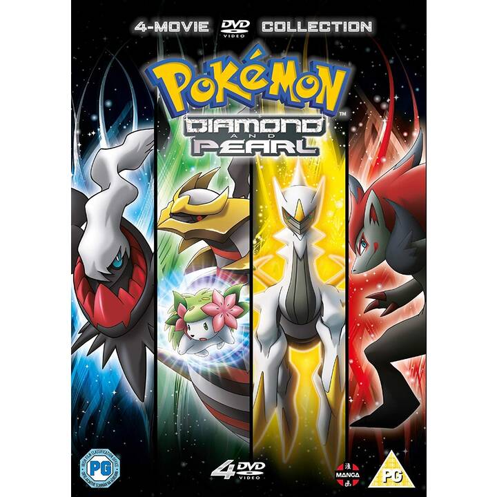 Pokémon: Diamant und Perl - 4 Movie Collection (EN, DE)