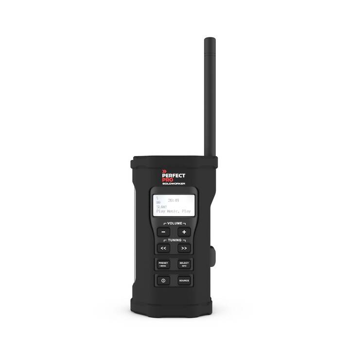 PERFECTPRO Soloworker Radios de chantier (Noir)