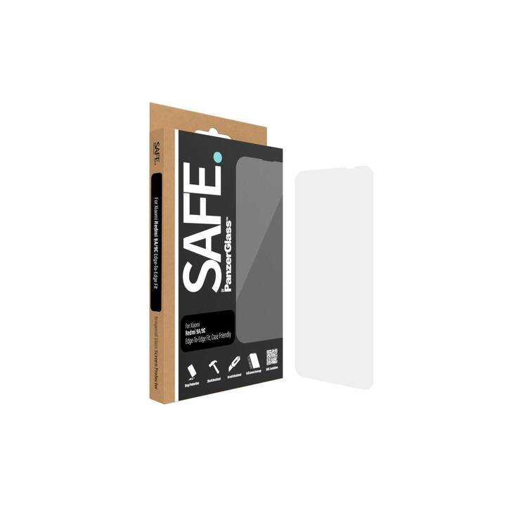 SAFE. Vetro protettivo da schermo (Xiaomi Redmi 9C, Redmi Note 10, Redmi 9A, 1 pezzo)