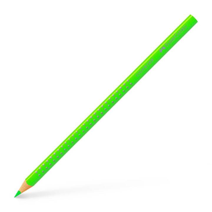 FABER-CASTELL Crayons de couleur Colour Grip (Vert électrique, 1 pièce)