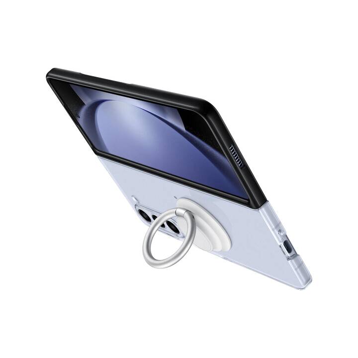 SAMSUNG Backcover con anello Gadget (Galaxy Z Fold 5, trasparente)