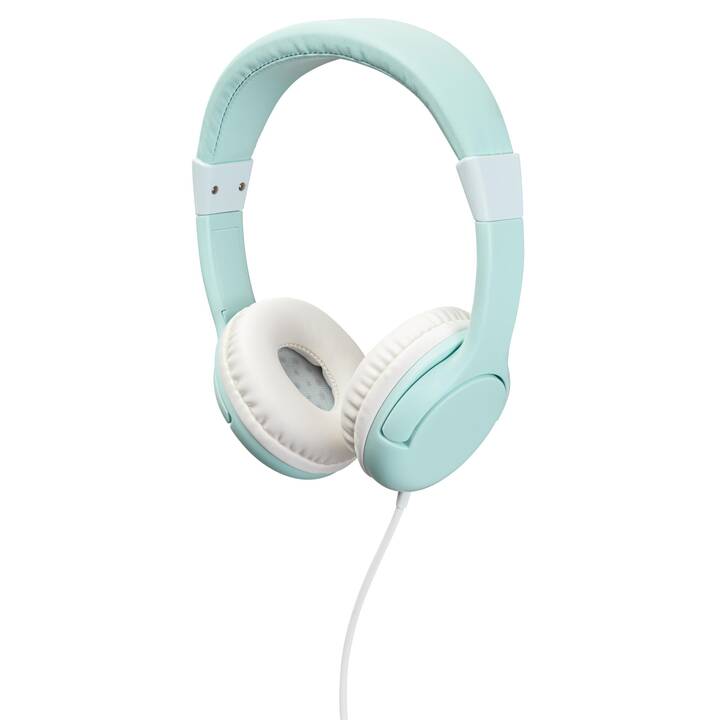 INTERTRONIC EP-350 Kids Casque d'écoute pour enfants (Bleu clair, Blanc)