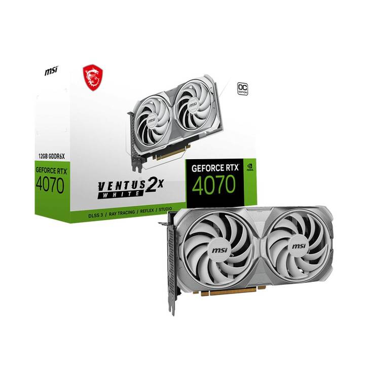 MSI  VENTUS 2X WHITE Nvidia GeForce GeForce RTX 4070 (12 GB)