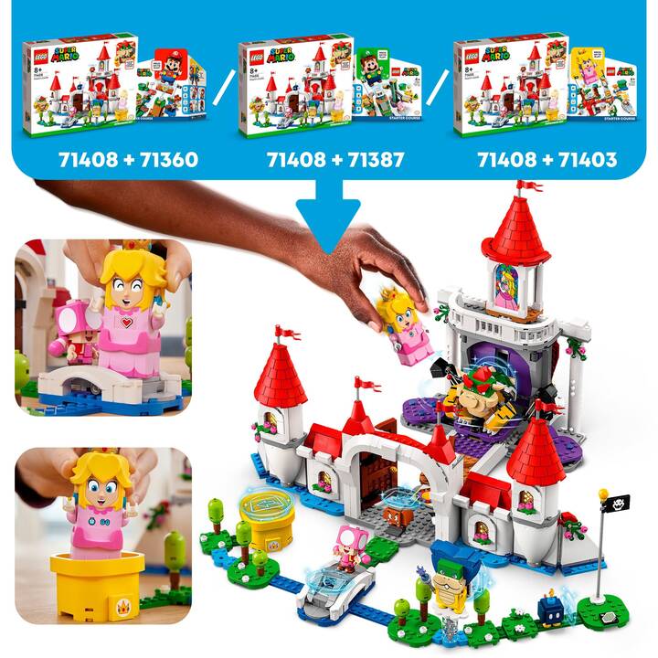 LEGO Super Mario Ensemble d'extension - Le château de Peach (71408)