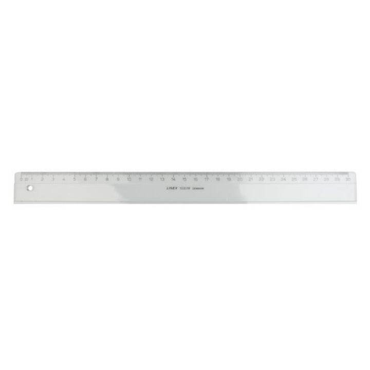 LINEX A/S Règle (30 cm, Blanc)