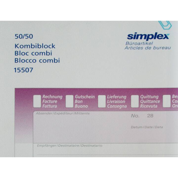 SIMPLEX Blocchi note (A5, Rigato)