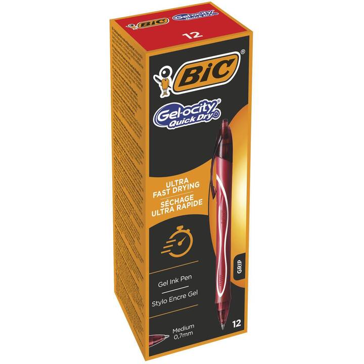 BIC Gelroller Quick Dry (Rot)