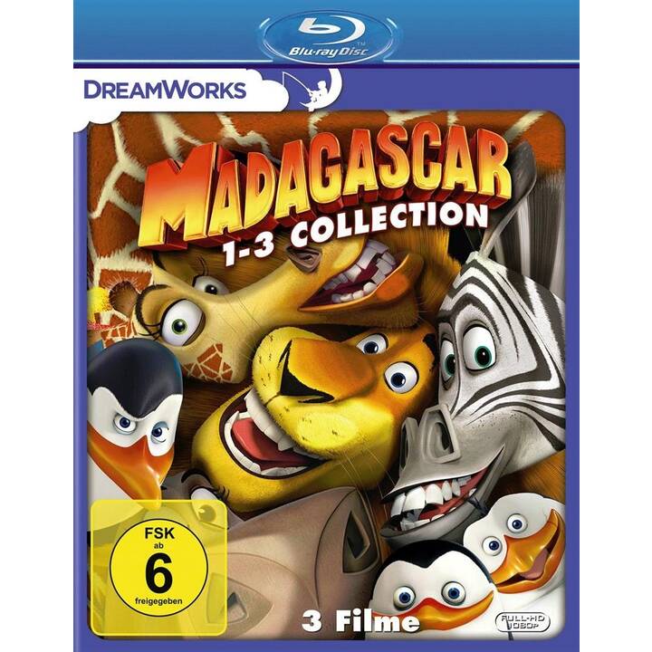 Madagascar 1-3 - Collection (DE, EN)