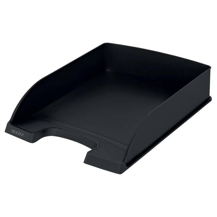 Corbeille à Courrier Leitz A4 - Noir/Gris - Dual - Range Docs, Magazines - 33,6 X 26,7 Cm