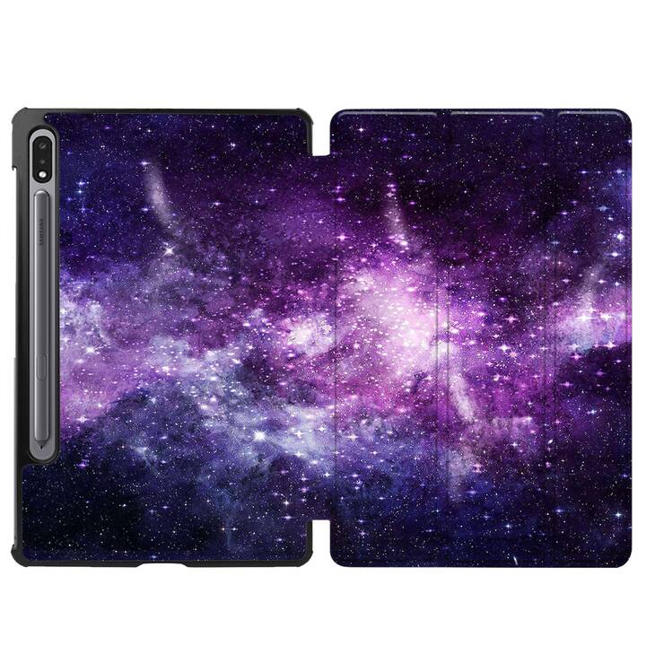 EG coque pour Samsung Galaxy Tab S8+ 12.4" (2022) - violet - univers