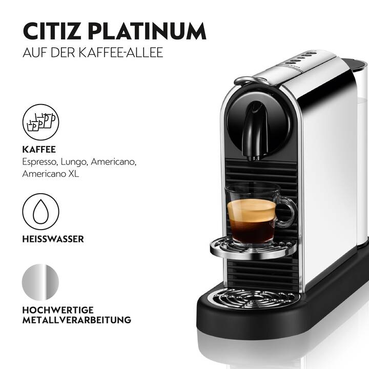 DELONGHI CitiZ Platinum EN220 (Nespresso, Edelstahl)