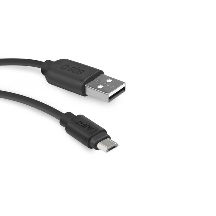 SBS Cavo (Spina USB 2.0, Micro USB, 1 m)