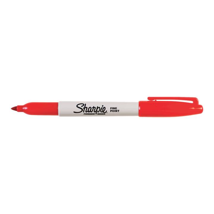 SHARPIE Marqueur permanent (Rouge, 1 pièce)