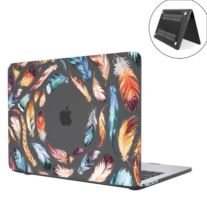 EG coque pour MacBook Air 13" (puce Apple M1) (2020) - multicolore - feuilles