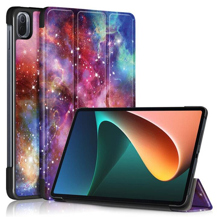 EG Housse magnétique pour Xiaomi Mi Pad 5 (2021) - multicolore - galaxie