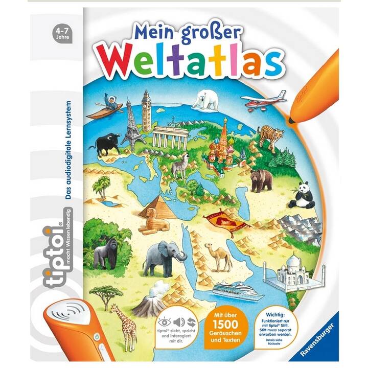 TIPTOI Mein grosser Weltatlas Lernbuch (DE)
