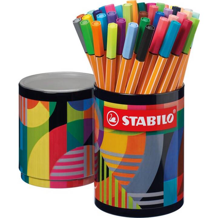 STABILO Crayon feutre (Multicolore, 45 pièce)