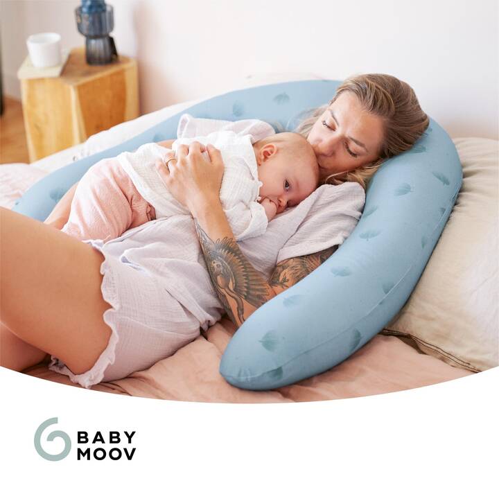 BABYMOOV Cuscini allattamento B.Love (40 cm, Blu)