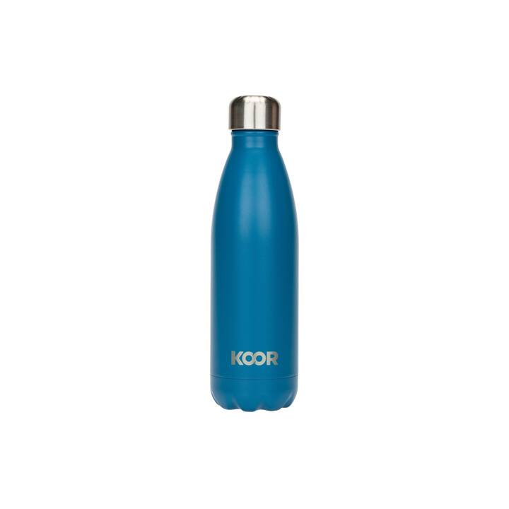 KOOR Thermo Trinkflasche Atlantic Blue (0.5 l, Blau)
