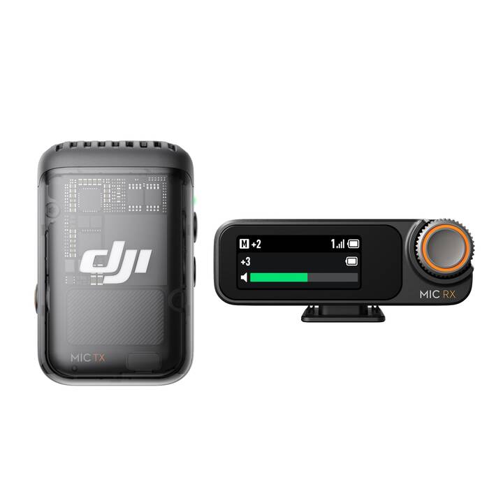 DJI Mic 2 + Receiver + Transmitter (Schwarz)