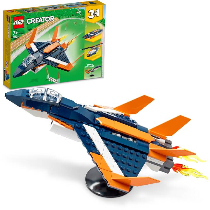 LEGO Creator 3-in-1 L'avion Supersonique (31126)