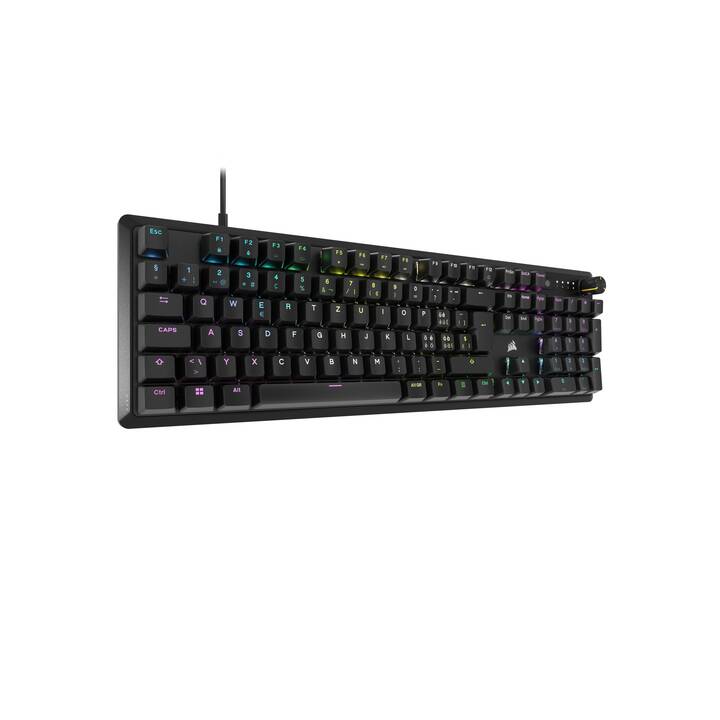 CORSAIR K70 CORE RGB (USB, Svizzera, Cavo)