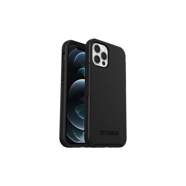 OTTERBOX Backcover Symmetry+ MagSafe (iPhone 12, iPhone 12 Pro, Nero)