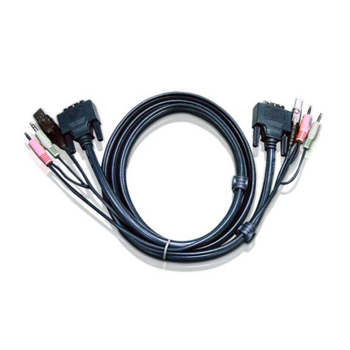 ATEN TECHNOLOGY Cavo KVM switch 2L-7D02UD