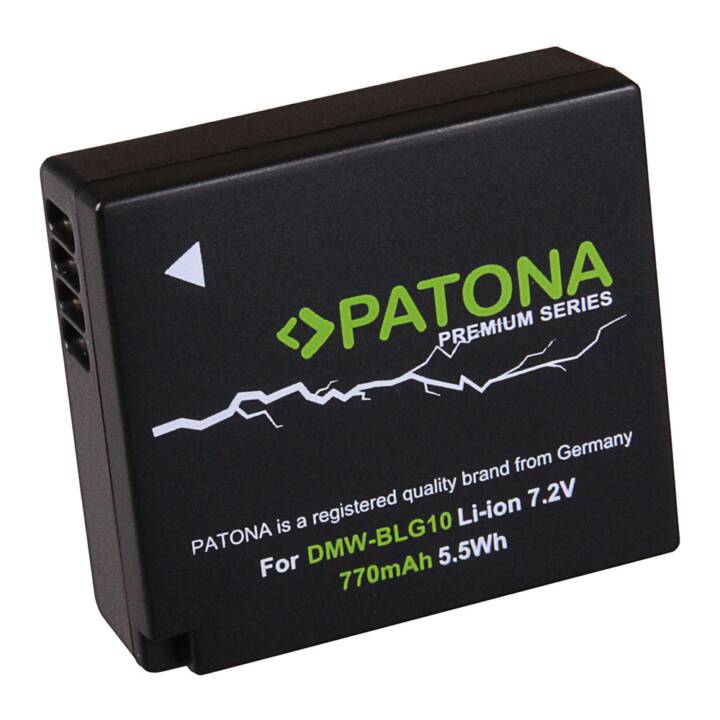 PATONA Panasonic Kamera-Akku (Lithium-Ionen, 770 mAh)