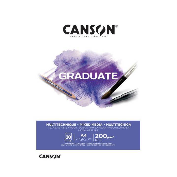 CANSON Carta per pittura Graduate Mixed Media (A3)